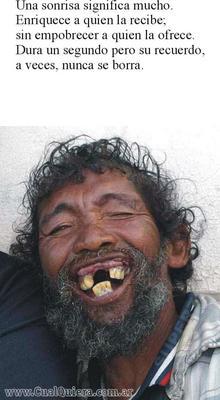 solo queremos una sonrisa
